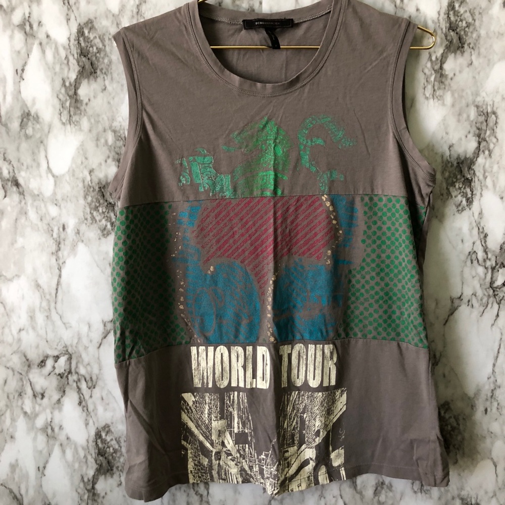 World Tour Tank Grey
